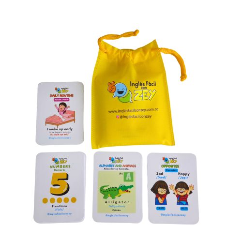 Combo de Flash Cards - 96 Imágenes a full color, con 7 temáticas.